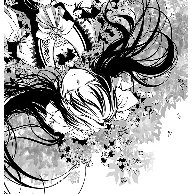 宣教師ゴンドルフ　イラスト　オリジナル・白黒　モノクローム10