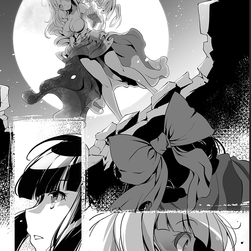 宣教師ゴンドルフ　イラスト　オリジナル・白黒　モノクローム7