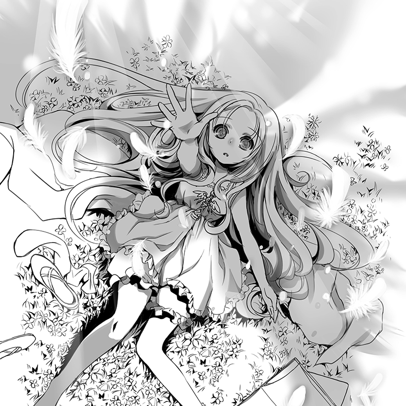 宣教師ゴンドルフ　イラスト　オリジナル・白黒　モノクローム8