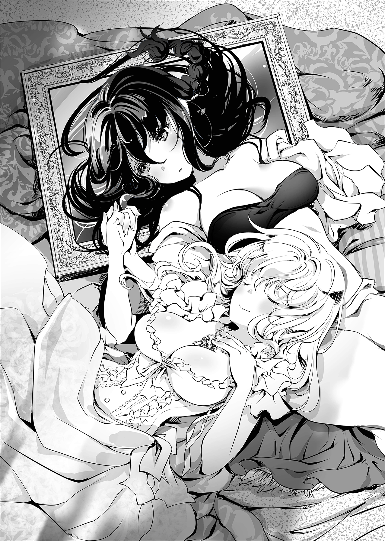 イラスト　オリジナル・モノクロ